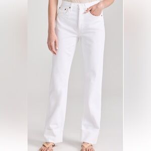 NWT RE/DONE white jeans size 26